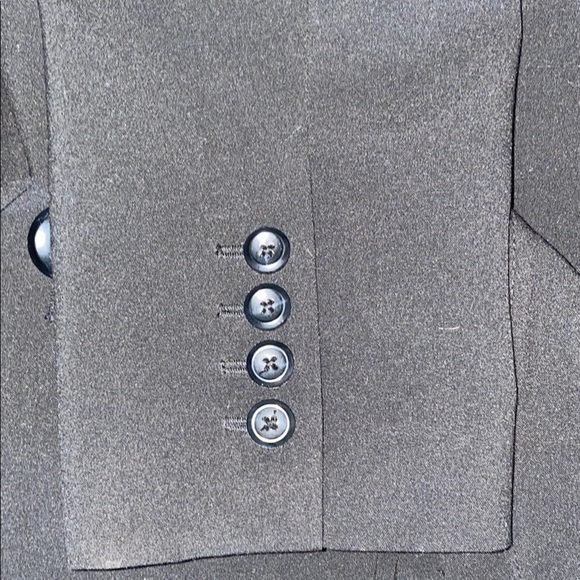 GEORGE black classic blazer coat jacket 2 button closure vintage NEW size 18 - Picture 6 of 15